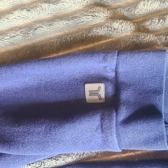 WESC Zip Up Hoodie Navy Blue Size Medium. - Picture 4 of 4